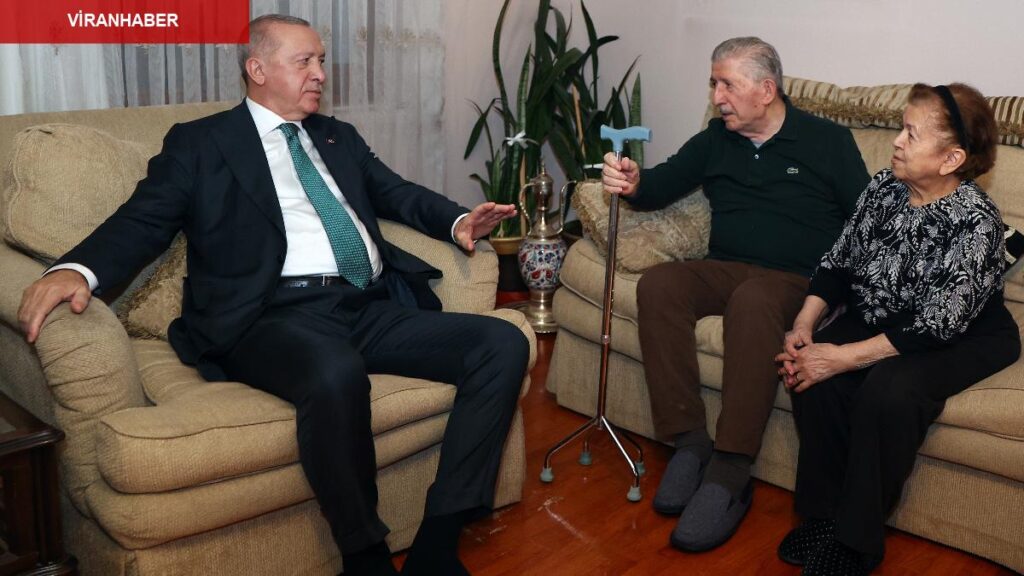 Cumhurbaşkanı Erdoğan’dan Köksal Toptan’a ziyaret