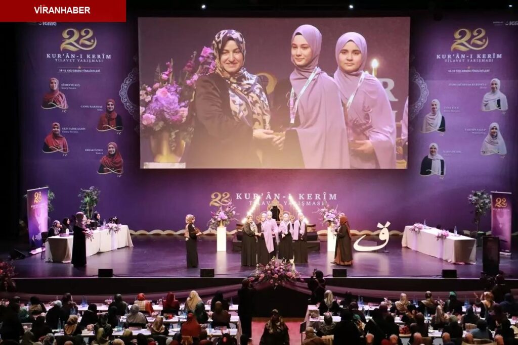 Almanya’da “Kadınlar 22. Kur’an-ı Kerim Tilavet Yarışması” düzenlendi