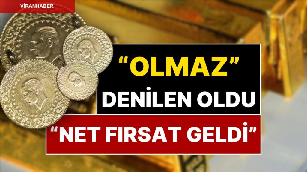 Gram Altında Olmaz Denilen Oldu! Ünlü Ekonomist Altın Almak İsteyenler İçin “Net Fırsat Geldi” Dedi