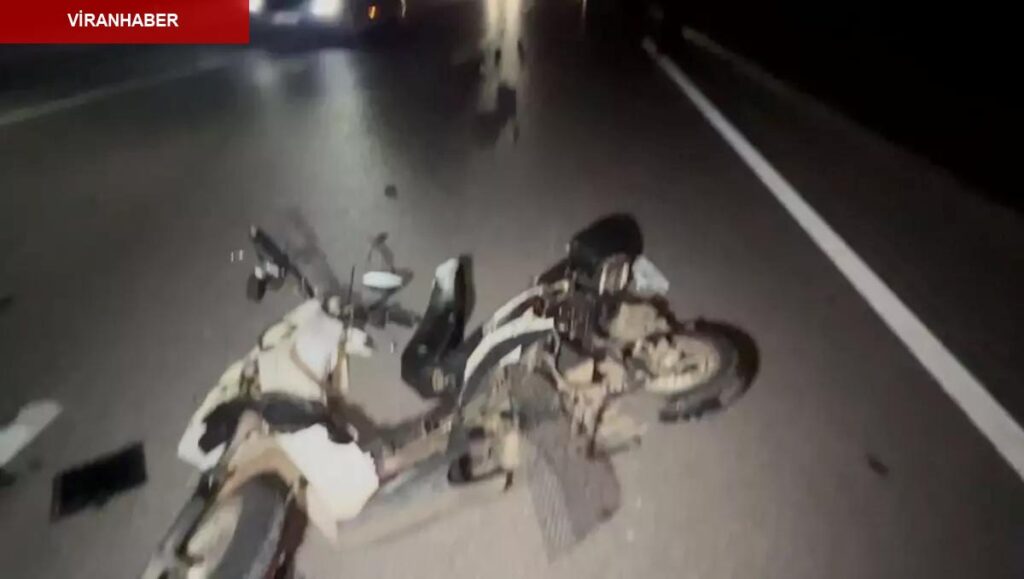 Hafif ticari araçla çarpışan elektrikli motosikletin şoförü öldü