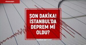 İstanbul’da sarsıntı mi oldu? SON DAKİKA! 15 Aralık İstanbul’da az evvel nerede zelzele oldu?