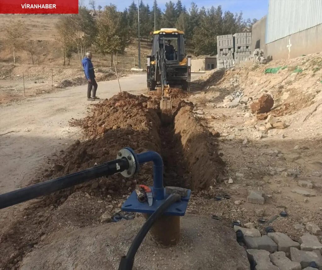 Mardin’de birtakım bölgelerin su muhtaçlığı açılan sondaj kuyusuyla karşılandı