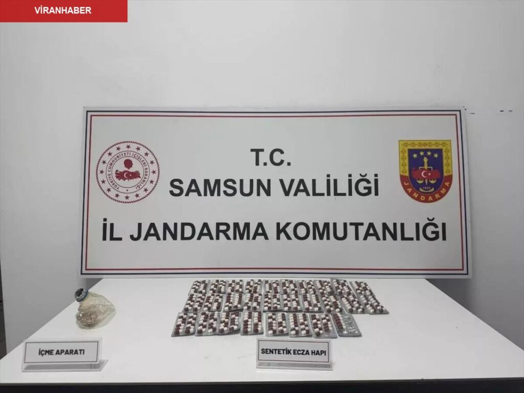 Samsun’da uyuşturucu operasyonunda 2 zanlı yakalandı