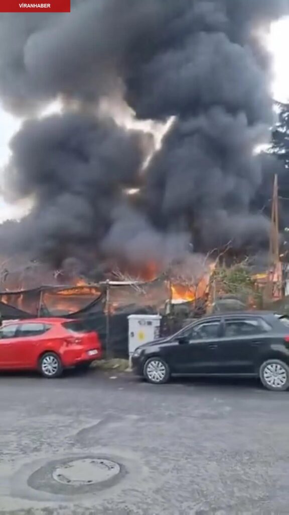 Sarıyer’de iş yerinde yangın