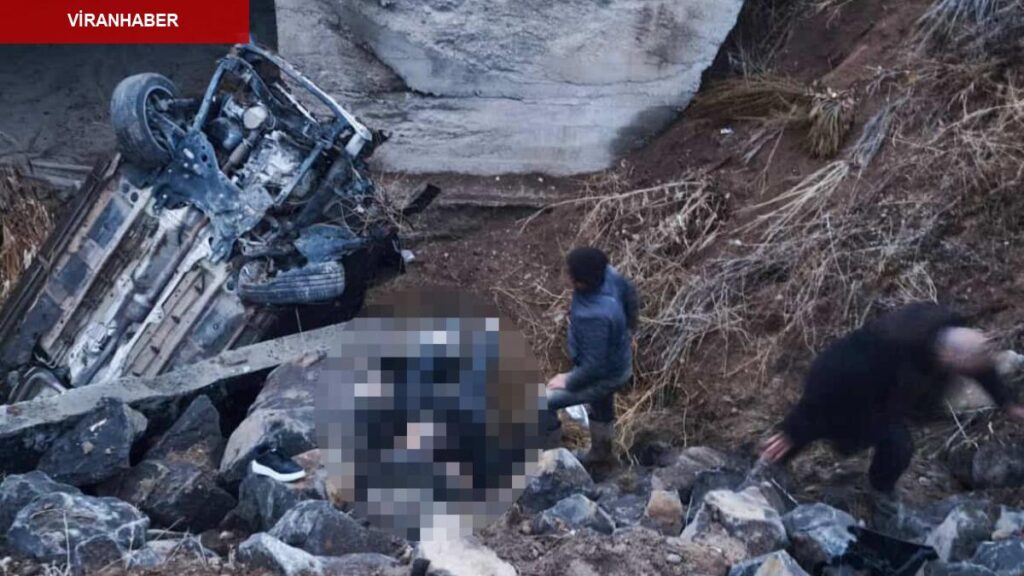 Sivas’ta otomobil menfeze devrildi: 1 ölü, 2 yaralı