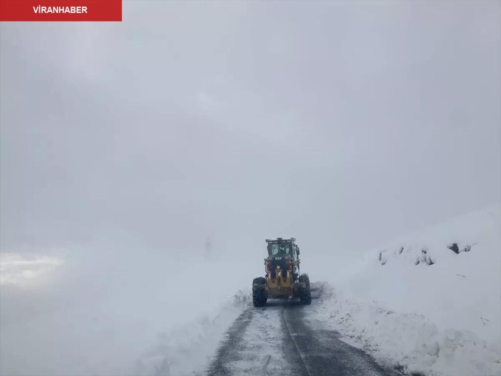 Van ve Hakkari’de ulaşımın sağlanamadığı 172 yerleşim yerinden 158’inin yolu açıldı
