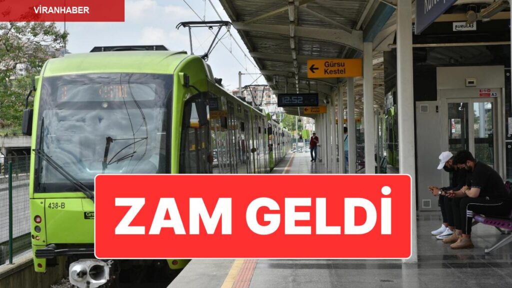 Bursa’da Toplu Ulaşıma Gelen Zam Sonrasında Tek Geçiş Bilet 40 Lira Oldu