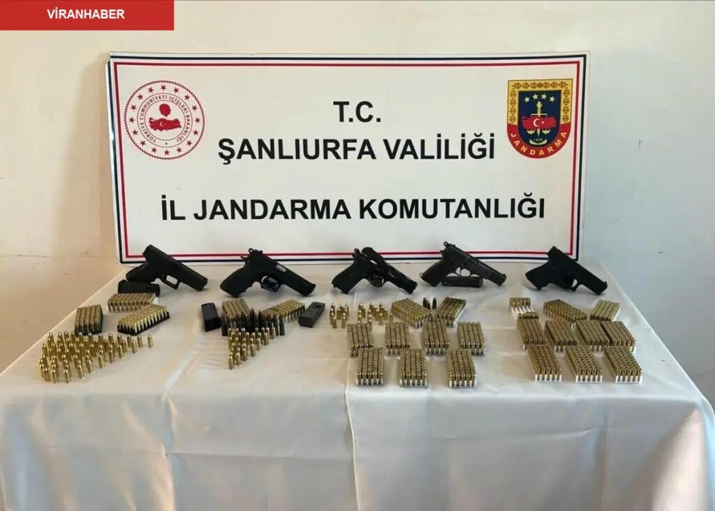 Şanlıurfa’da silah kaçakçılığı operasyonu: 4 gözaltı