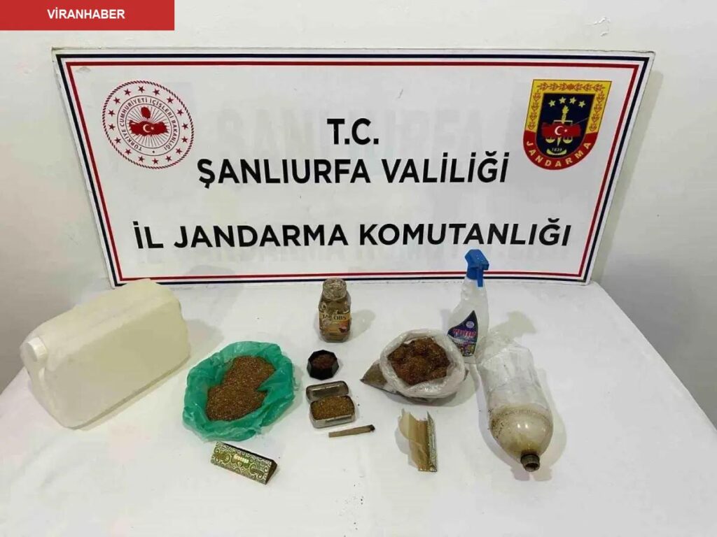 Şanlıurfa’da uyuşturucu operasyonu: 9 gözaltı