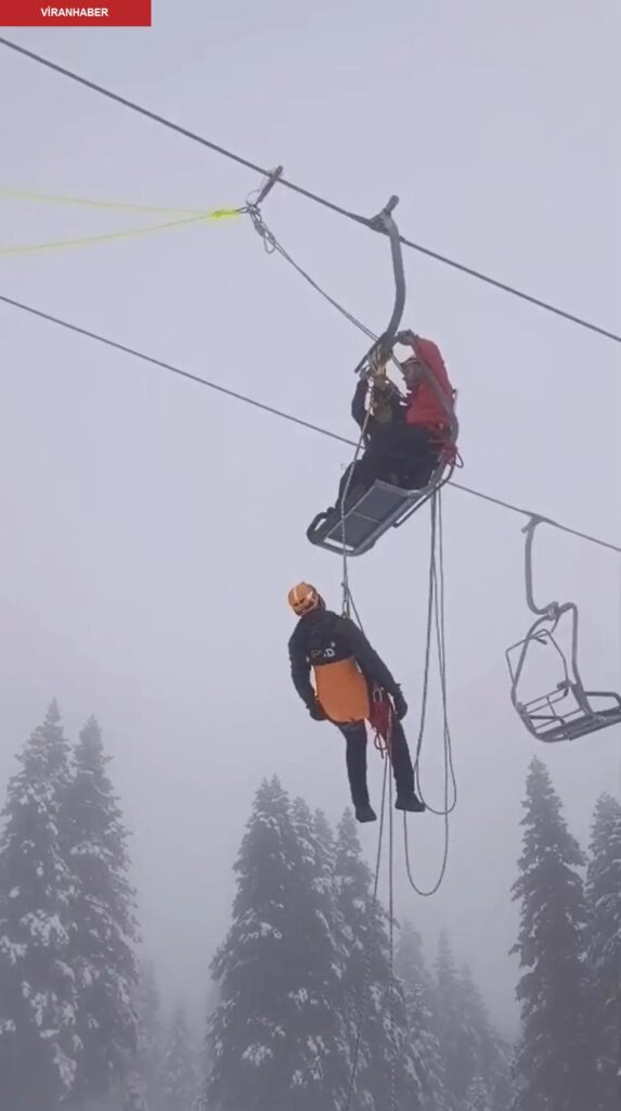 Uludağ’da gerçeğini aratmayan ‘kurtarma’ tatbikatı