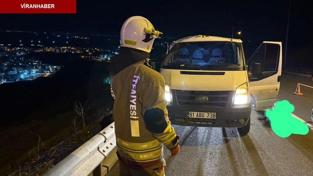 Şırnak’ta refüje çarpan kamyonetin sürücüsü hayatını kaybetti